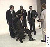 The men of Enron photo shoot
