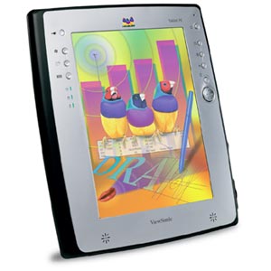 ViewSonic's ViewPad 1000 is one of several Tablet PC products that began shipping Thursday.