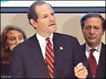 Eliot Spitzer at Friday's news conference