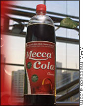 Mecca Cola's tagline: 