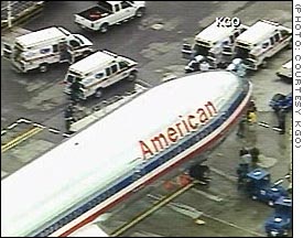 American Airlines Flight 128 in San Jose, Calif., Tuesday.