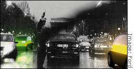 GloCars imagined in Paris traffic