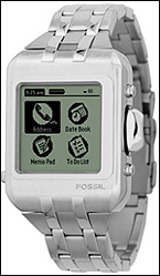 Fossil/PDA Wristwatch with built-in Palm OS technology. Price:$295