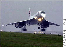 The British Airways Concorde, shown in a 2001 photo, will make its last commercial flight Oct. 24.