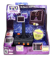 Jakks Pacific Atari 10-in-1 TV game sells for $19.99. The Namco TV games are priced at $24.99. (Courtesy: Jakks Pacific)