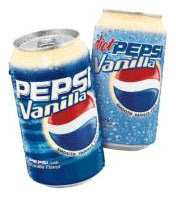 Pepsi Vanilla and Diet Pepsi Vanilla debut Saturday. (Courtesy:PepsiCo.)