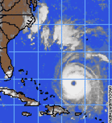 Isabel could be the most powerful storm to hit the United States since Hurricane Andrew 11 years ago.