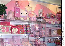 The Hello Kitty store in New York's Times Square.