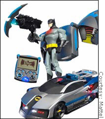The VEIL- encoded remote Batman toys from Mattel.