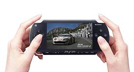 The PSP's sleek design won kudos, but Sony has refused to give a retail price.