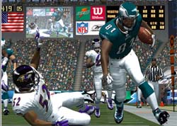 The graphical differences between ESPN NFL 2K5...