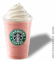 Starbucks introduced new blended coffee drinks this summer, including chocolate, vanilla and strawberry-flavored Frappuccinos.