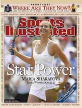 The Wimbledon win made Sharapova a major media star.