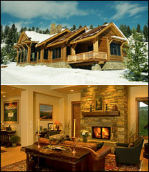 Ranch refined: Cabins at Spanish Peaks in Montana start at $1.4 million.