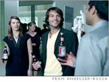 Anheuser-Busch plans to air eight 30-second and one 60-second commercials, promoting its Budweiser and Bud Light beers, during the Sunday broadcast.