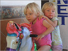 Fiona and Isabel Max are seasoned travelers thanks to free and discounted airfare for kids.
