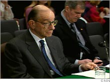 Fed Chairman Alan Greenspan told Congress that without reform, Social Security costs could cause the economy to 'stagnate or worse.'
