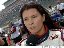 The attention to Danica Patrick's chances at the Indy 500 helped lift ratings for the race by 40 percent, according to ABC.