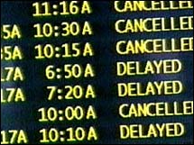 More than one flight in six are now at least 15 minutes late leaving the gate.
