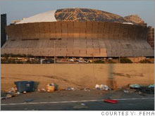 It's not clear if the Saints will ever play in the storm-damaged Superdome again.
