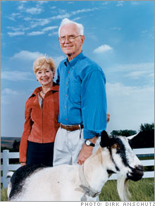Ione and Bob Perry, real estate agent and occasional veterinarian, Omaha, Neb.