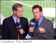 Fox Sports is happy to have Tim McCarver, right, working his record 16th World Series as an announcer.