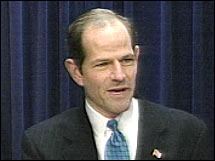 New York AG Eliot Spitzer has been called anti-business, but handlers say that won't hurt him in the campaign.