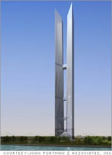 The 2,000-foot Incheon Tower will be at the center of a 1,500-acre, $11 billion residential, office and hotel complex.