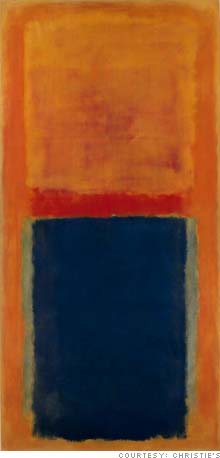 Rothko's Homage to Matisse sold for over $22 million at Christie's last auction, setting a world auction record for a piece from the period.