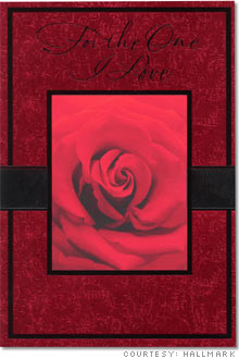 Hallmark says this is the card that was its top seller in every major U.S. city last Valentine's Day.