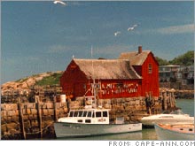 Rockport harbor -- the town is no longer 