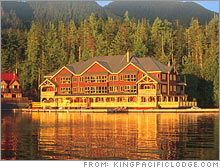 The King Pacific Lodge in British Columbia.