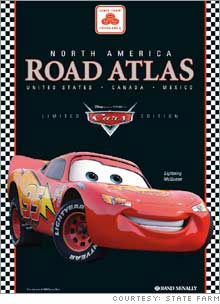 Limited edition North American road atlases with 