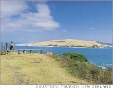 Hokianga Harbor in Northland region of New Zealand's North Island.