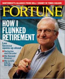 Lee Iacocca on the cover of our 1996 FORTUNE magazine.