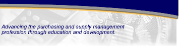 Advancing the purchasing and supply management profession through education and development.