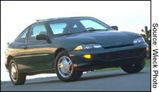 A 1997 Cavalier, one of the 1.9 million vehicles recalled by GM.