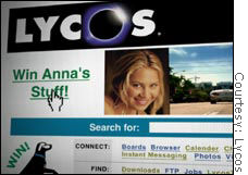 The woman who launched a million Web searches still has value for Lycos and her other sponsors.