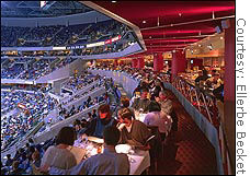 Most fans enjoying luxury suites and other prime sports seats have federal tax breaks paying part of the tab.