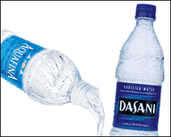 Bottled water is waging a beverage war of its own.