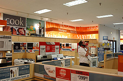 Sears revamped in-store appliances display. (Courtesy: Sears)