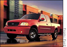 Ford will continue to make the old version of the F-150 pickup for the next year.