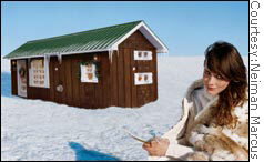 The luxury ice fishing house in Minnesota carries a $27,000 price tag.