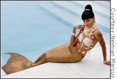 Mermaid suit costs $10,000.