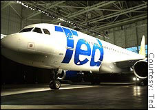 United's low fare airline, Ted, is set to start flights Feb. 12.