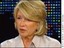 Martha Stewart on CNN's Larry King Live