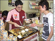 Customers have a variety of gourmet food to choose from at a 7-Eleven in Japan. (Source: 7-Eleven Japan)