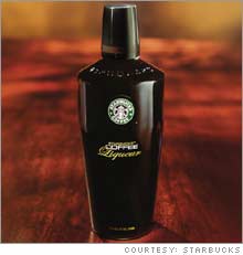 Starbucks launched its first alcoholic drink, a coffee flavored liqueur.