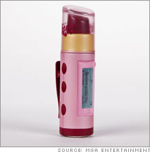 The lipstick-shaped MP3 player, priced at $79.99, will debut this fall.