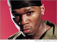 50 Cent gets Sirius - Feb. 24, 2005